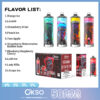 04 OKSO shisha hookah mega 50k puffs Disposable E Cigarettes vape 40ml 1100mah 50000 puffs