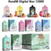 12 Fumot Digital Box 12K puffs Disposable E Cigarettes vape 2% 22ml 850mah 12000K puffs