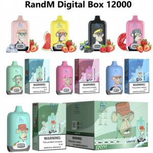 Fumot Digital Box 12K puffs Disposable E Cigarettes vape 2% 22ml 850mah 12000K puffs