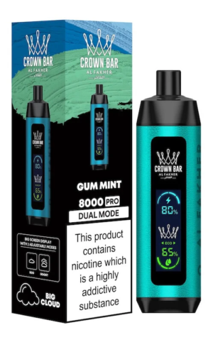 AL Fakher Crystal 8000 puffs Disposable E 18ml Cigarettes vape 8K puffs