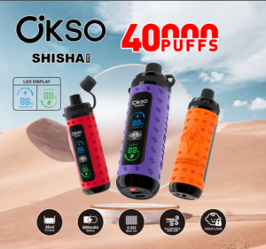 1748836264520 OKSO Shisha Max 40k Puffs Ship from Eu warehouse Disposable E Cigarettes vape 36ml 800mah 40000 Puffs