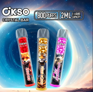 1748845608506 OKSO Crystal bar 800 puffs Disposable E Cigarettes vape 2ml 400mah 8K Puffs