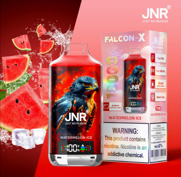 1751715861067 JNR Falcon-X 18000 puffs Disposable E Cigarettes vape 24ml 950mah 18K puffs Popular French products