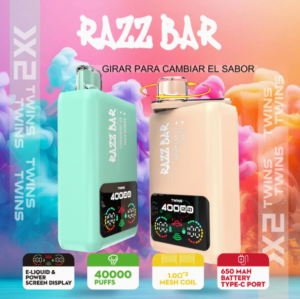 1752303260659 Razz Bar 40000 puffs Double flavors Disposable E Cigarettes vape 2% 5% 650mah 40K puffs