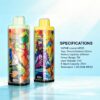 1cbcd545be2e1547c8e09220c6559e22 VAPME Crystal 48K puffs Disposable E Cigarettes vape 2% 25ml 600mah 48000 puffs