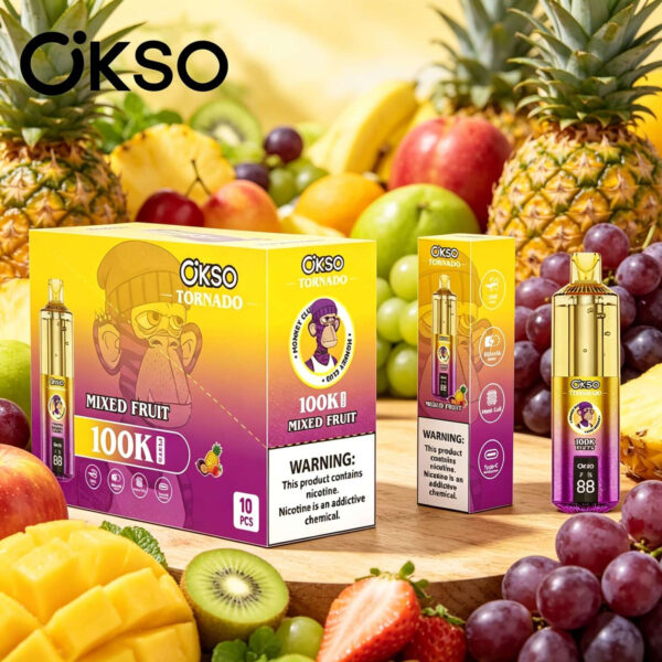 24hvape-okso-tornado-100k-100000-puff-mixed-fruit-1536x1536 OKSO Tornado 100k puffs Disposable E Cigarettes vape 800mah 100K puffs