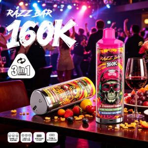 Razz bar 3in1 160K puffs Screen display Disposable E Cigarettes vape 2% 5% 650mah 160000 puffs