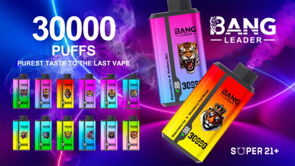 5416e2af548a15f6806d34ad25f963b Bang Leader 30K puffs Disposable E Double Flavors Cigarettes vape 30000 puff