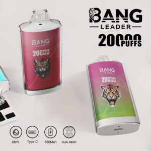 5818f6feb2f5a7a454668f6aed2e8bd Bang Leader 20K puffs Disposable E Cigarettes vape 20000 puff