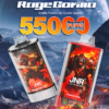 JNR Rage Gorilla 55k puffs Disposable E Cigarettes vape 2% 20 Flavors 55000 puffs