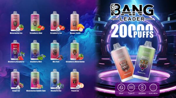 7d3e23b537cf966128d69f37fdcc026 Bang Leader 20K puffs Disposable E Cigarettes vape 20000 puff