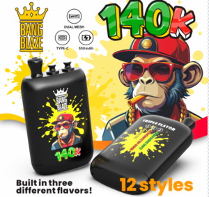 8734eaa9d2000435bdf4d716c5a19c08 Bang Blaze 140K 3in1 puffs Disposable E Cigarettes vape 140000 puffs
