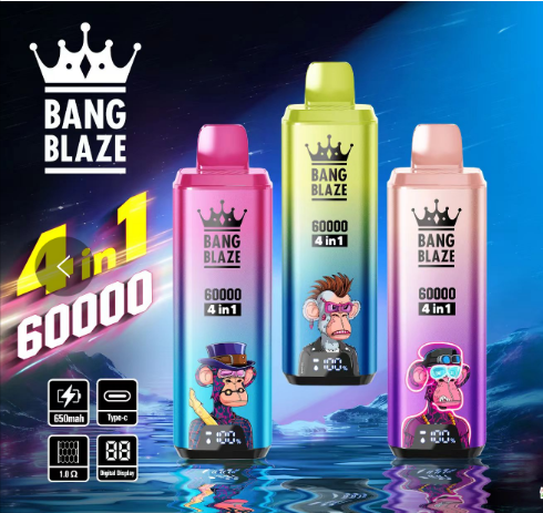 Bang 60k 4in1 2 Bang Blaze 60000 4in1 puffs Disposable E Cigarettes vape 60K puffs