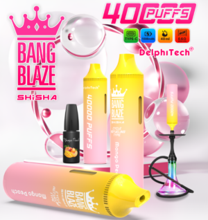 Bang Blaze shisha 40K puffs Double flavors Disposable E  Cigarettes vape 40000 puffs