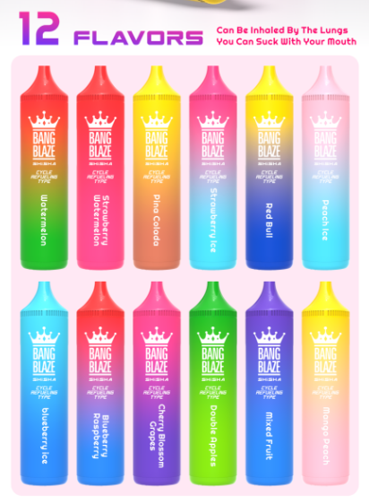 Bang Blaze shisha 40K2 Bang Blaze shisha 40K puffs Double flavors Disposable E Cigarettes vape 40000 puffs