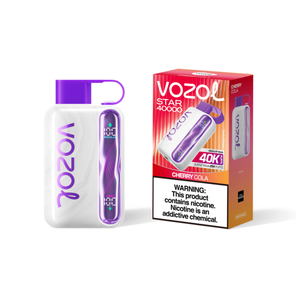Cherry Cola Vozol Star 40k puffs Disposable E Cigarettes vape 5% 20ml Ship from Eu warehouse1000mah 40000 puffs