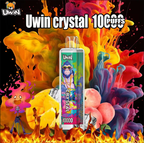 Uwin Crystal 10000 puffs Disposable E Cigarettes vape 18ml 650mah 10K puffs