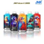 Oplus_16908288 JNR Falcon-X 18000 puffs Disposable E Cigarettes vape 24ml 950mah 18K puffs Popular French products