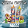 Shisha 20K2 Uwin SHISHA HOOKAH Crystal 20000 puffs Disposable E Cigarettes vape 22ml 650mah 20K puffs