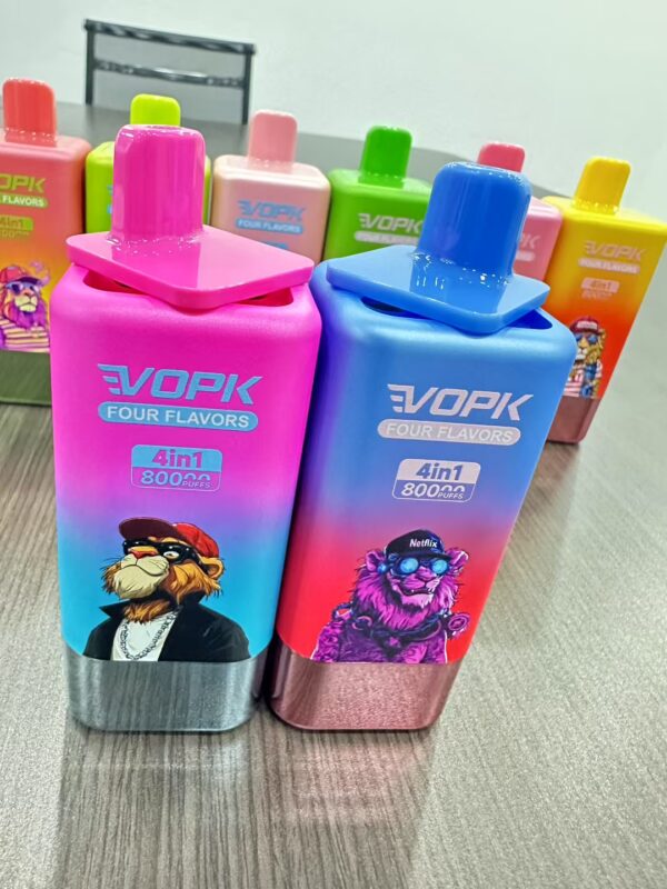VOPK 80K 4in1 3 VOPK 80000 4in1 Disposable E Cigarettes vape 850mAh 60ml 80K puffs
