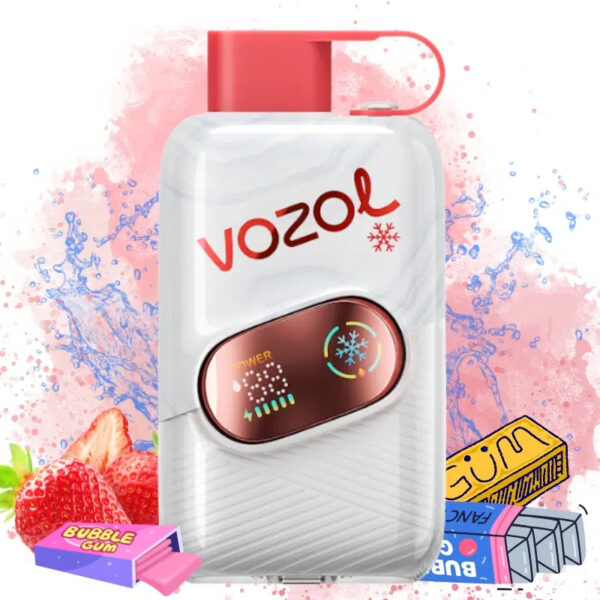 Vozol-Star-Click-50000-Strawberry-Gum (1) VOZOL STAR CLICK 50K puffs Disposable E Cigarettes vape 5% 22ml 1000mah 50000 puffs