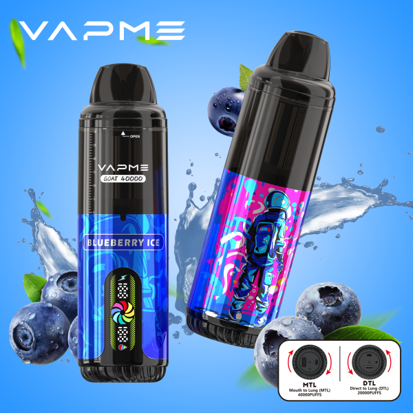 a329da1608f75cb8d000fdcecf743daa VAPME GOAT 40000 puffs Disposable E Cigarettes vape 2% 30ml 850mah 40K puffs