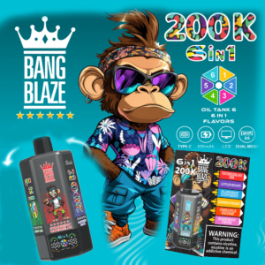 bang-blaze-200k-main-picture Bang Blaze 200K 6IN1 puffs Disposable E Cigarettes vape 200000 puffs