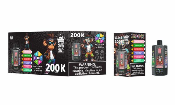 bang-blaze-6in1-200k-puffs02 Bang Blaze 200K 6IN1 puffs Disposable E Cigarettes vape 200000 puffs