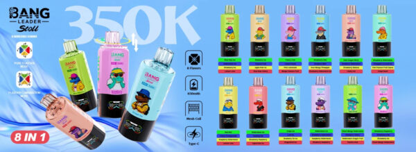 bang-leader-350k-8in1-flavors-list-1536x560 Bang Leader 350K 8IN1 puffs Disposable E Cigarettes vape 350000 puff