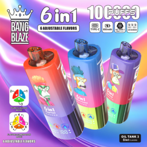 e01e35007463e34da56a4ab558228aa BANG BLAZE 100K 6in1 puffs Disposable E 20ml*3 Cigarettes vape 100000 puffs
