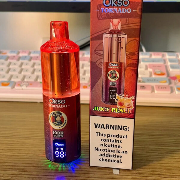 主图_01 OKSO Tornado 100k puffs Disposable E Cigarettes vape 800mah 100K puffs