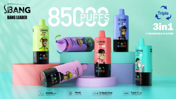 微信图片_20250710110912 Bang Leader 85K 3in1 puffs Disposable E Cigarettes vape 850000 puff