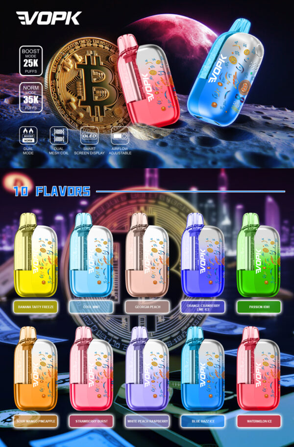 微信图片_20251026100032 VOPK BTC 35000 puffs Disposable E Cigarettes vape Oil tank visible 35K puffs