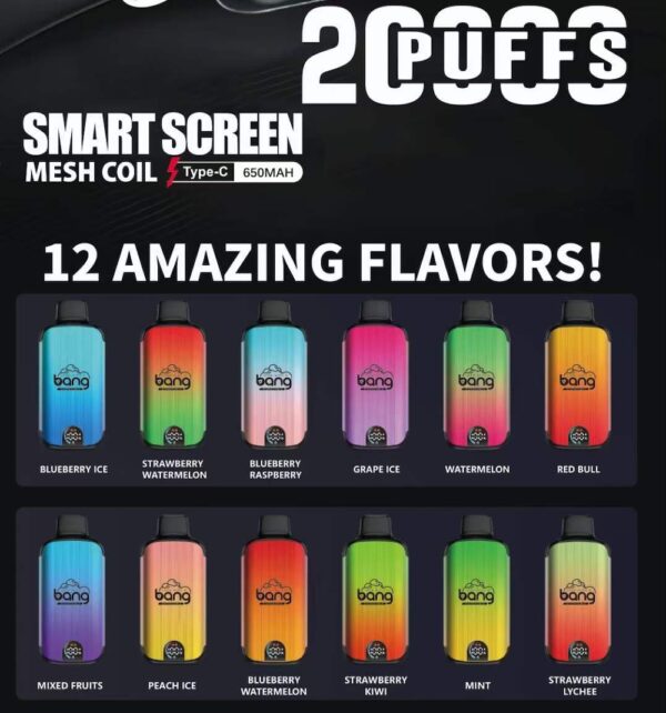 详情-07 Bang 20000 puffs Disposable E 28ml Cigarettes vape 20K puffs