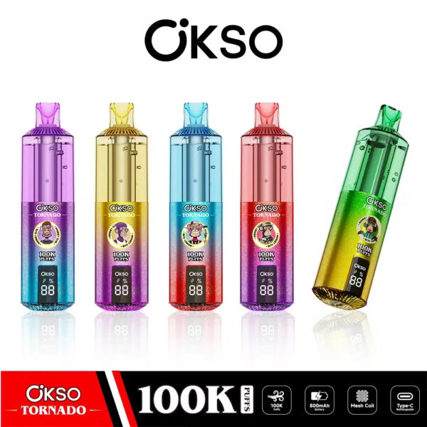详情_05 OKSO Tornado 100k puffs Disposable E Cigarettes vape 800mah 100K puffs